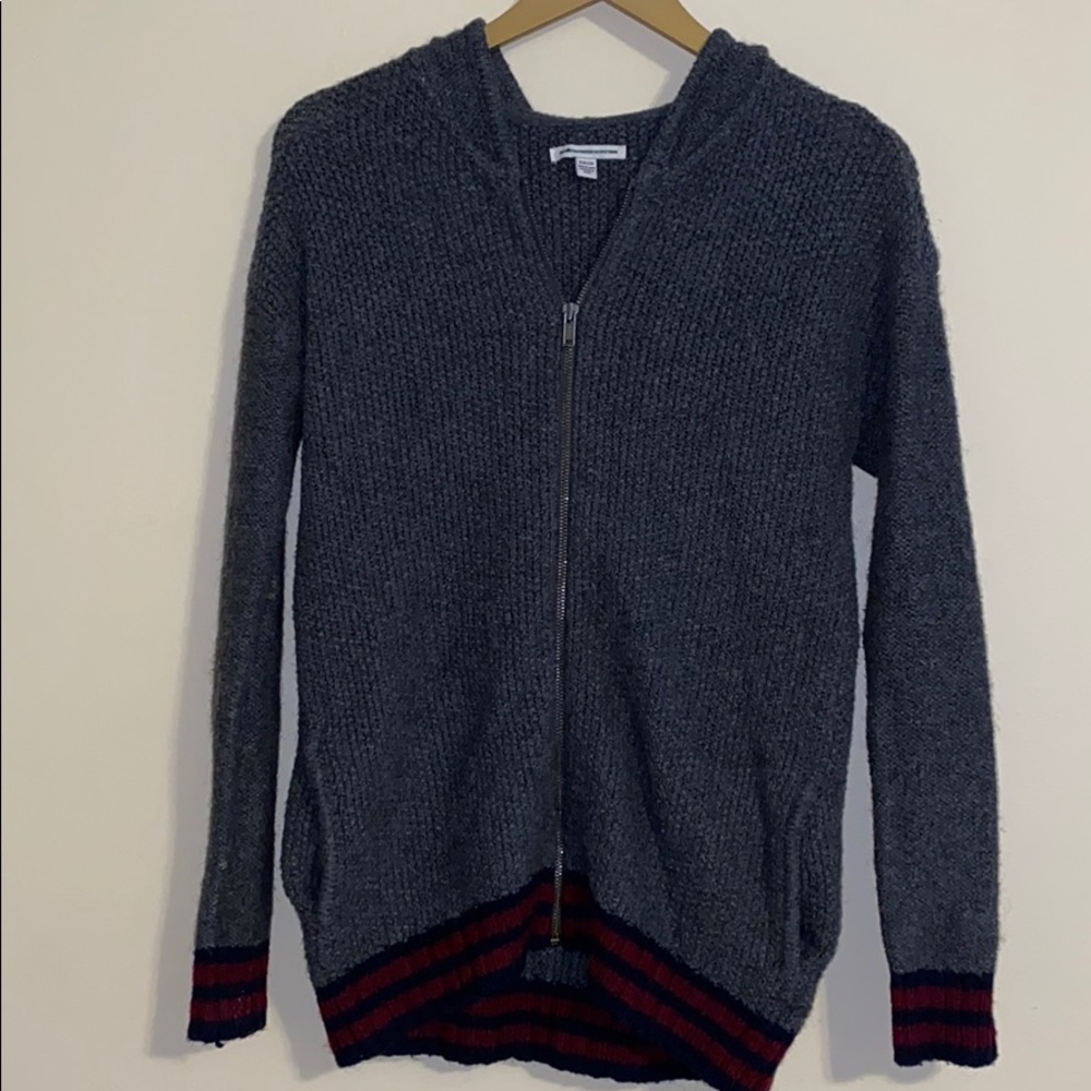 American Eagle zip up hooded sweater
